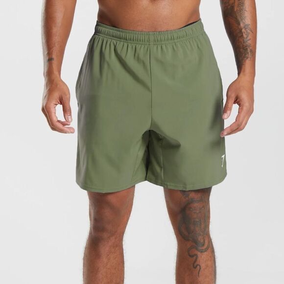 Gymshark Arrival‎ shorts 7” Mens M Green NWT in packaging - Picture 2 of 6
